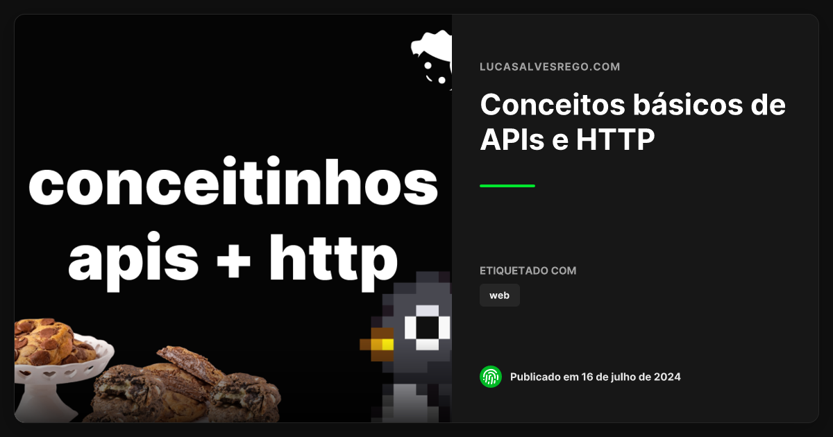 Conceitos básicos de APIs e HTTP